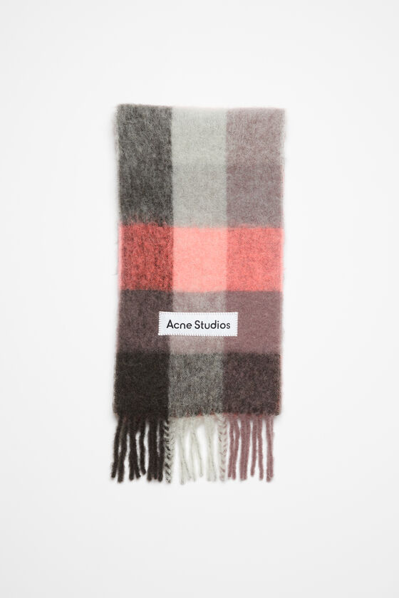 (image for) Incomparable Mohair checked scarf